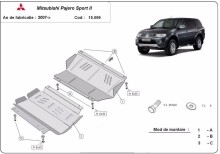 Oceľový kryt motora Mitsubishi Colt (2008-2016)