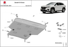 Hliníkový kryt motora Suzuki S-Cross (2023-2026)