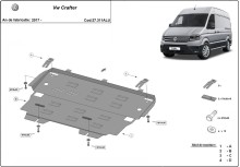 Hliníkový kryt motora Volkswagen Crafter (2017-2026)