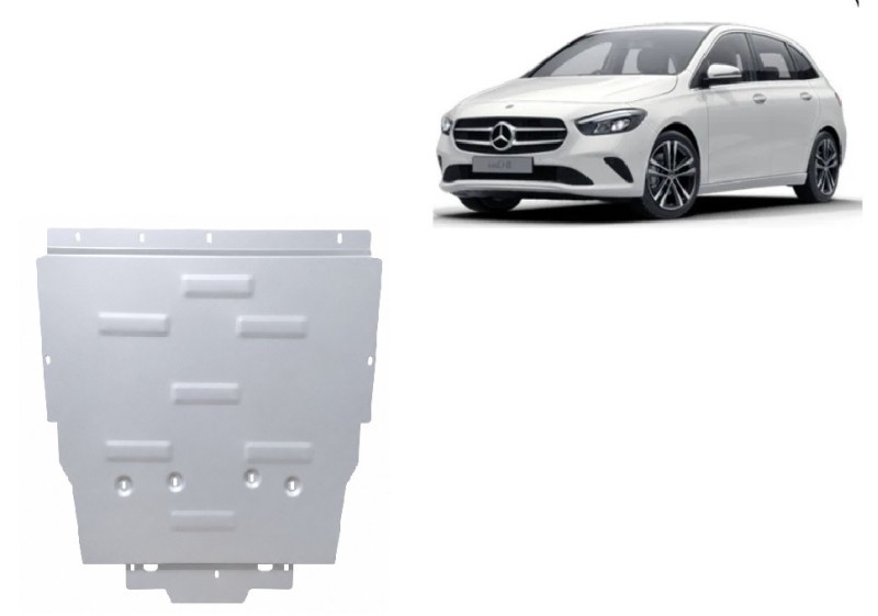 Hliníkový kryt motora Mercedes B-Classe (2018-2026)