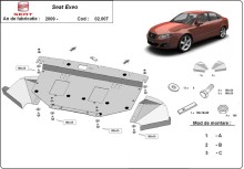 Stalowa Osłona pod silnik Seat Exeo (2008-2013)