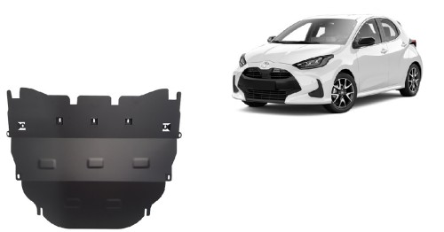 Oceľový kryt motora Toyota Yaris - benzin (2021-2026)
