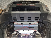 Hliníkový kryt motora Toyota Land Cruiser (2024-2026)