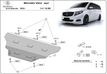 Stalowa Osłona pod silnik Mercedes Viano W447, 4x2, 1.6 D (2014-2026)