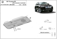 Oceľový kryt prevodovky automat Volkswagen Touareg 7L (2003-2006)