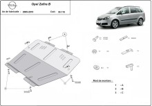 Oceľový kryt motora VW Tayron (2005-2011)