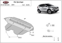 Stalowa Osłona pod silnik Kia Sportage (2011-2015)