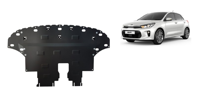 Oceľový kryt motora Kia Rio 2 (2017-2020)