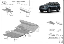 Hliníkový kryt motora Toyota Land Cruiser (2009-2023)