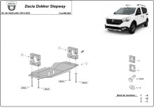 Oceľový kryt EGR Dacia Dokker (2012-2020)
