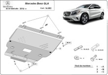 Stalowa Osłona pod silnik Mercedes GLA X156 (2014-2019)