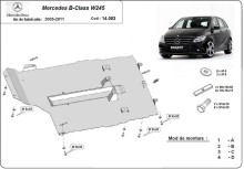 Oceľový kryt motora Mercedes C-Class W205 (2005-2011)