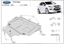 Oceľový kryt motora Ford Kuga (2008-2012)