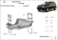 Oceľový kryt EGR Dacia Duster (2014-2017)