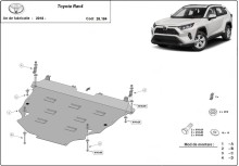 Aluminium Osłona pod silnik Toyota RAV4 (2018-2025)