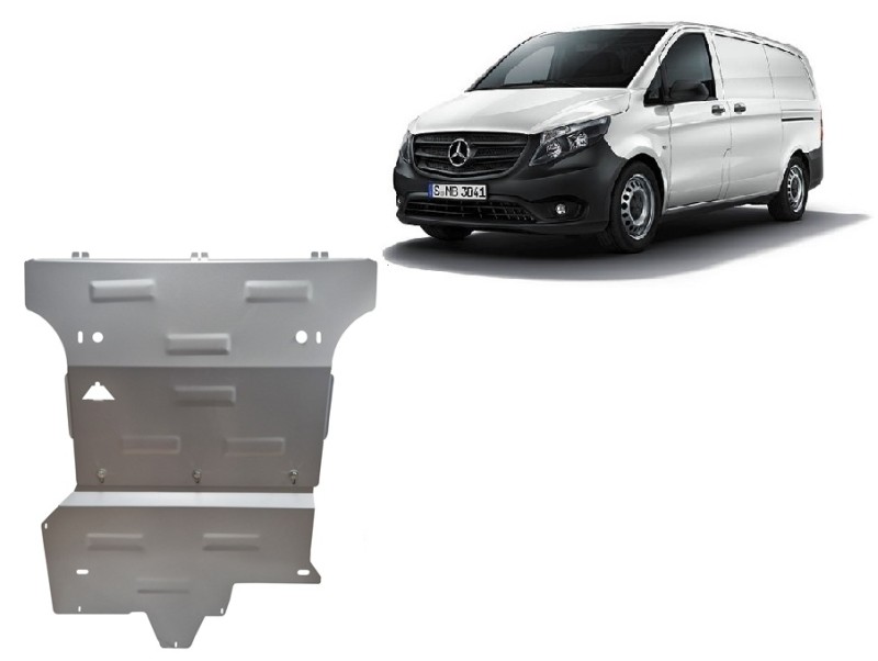 Hliníkový kryt motora Mercedes Vito (2020-2026)