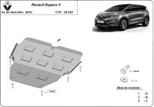 Stalowa Osłona pod silnik Renault Espace 5 (2015-2026)