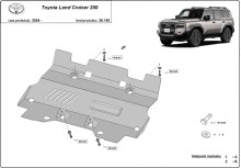 Oceľový kryt chladiča Toyota Land Cruiser (2024-2026)