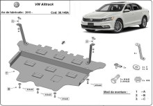 Oceľový kryt motora VW Passat B8 - manuálna (2015-2023)