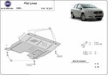 Oceľový kryt motora Fiat Linea (2007-2018)
