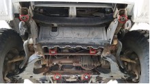 Stalowa Osłona skrzyni biegów Mitsubishi Pajero 3 (V60, V70) (1999-2007)