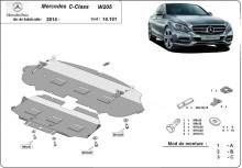 Stalowa Osłona pod silnik Mercedes C-Class W205 (2014-2021)