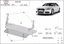 Oceľový kryt motora Audi A4 B9 (2016-2026)