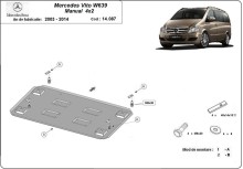 Stalowa Osłona pod silnik Mercedes Viano W639 - 2.2 D 4x2, 4x4 (2003-2014)