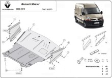 Oceľový kryt motora Renault Megane E-Tech (1998-2010)