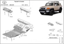 Stalowa Osłona pod silnik Toyota Fj Cruiser (2006-2018)