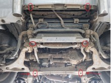 Stalowa Osłona pod silnik Mitsubishi Pajero 3 (V60, V70) Vers 2.0 (1999-2007)