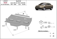 Oceľový kryt prevodovky automat Audi A4 B6 (2000-2005)