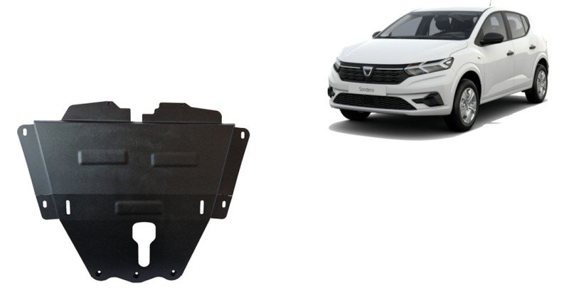 Oceľový kryt motora Dacia Sandero 3 (2021-2026)