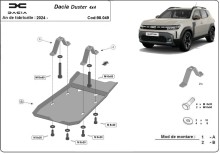 Hliníkový kryt diferenciálu Dacia Duster (2024-2026)