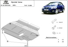 Stalowa Osłona pod silnik Hyundai Verna (2005-2010)