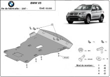 Oceľový kryt motora BMW X5 (2007-2013)