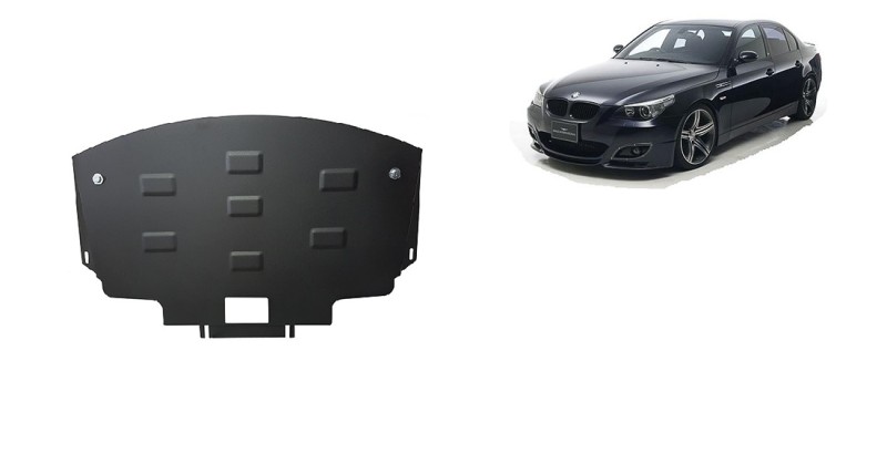 Oceľový kryt motora BMW Seria 5 E60/E61 predný nárazník M paket (2003-2010)