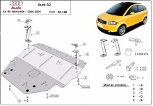 Oceľový kryt motora Audi A2 (2000-2005)