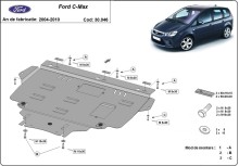 Oceľový kryt motora Ford C - Max (2004-2010)