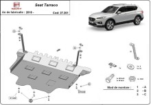 Oceľový kryt motora Seat Arosa (2018-2026)