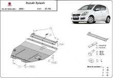 Oceľový kryt motora Suzuki Swift (2009-2016)