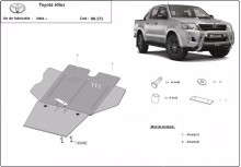 Oceľový kryt prevodovky Toyota Hilux (2004-2015)