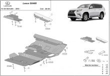 Oceľový kryt motora Lexus GX (2010-2023)