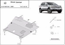 Stalowa Osłona pod silnik Nissan Qashqai J10 (2006-2013)