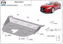 Stalowa Osłona pod silnik Mazda Atenza (2013-2026)