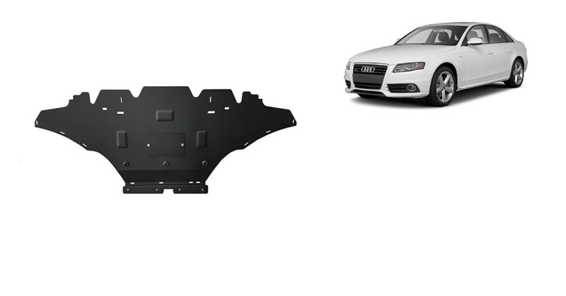 Oceľový kryt motora Audi A4 B8, diesel (2008-2014)