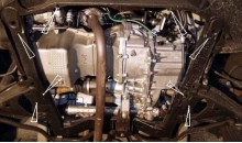 Oceľový kryt motora Dacia Logan 1 (2005-2012)