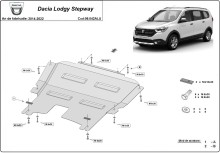Hliníkový kryt motora Dacia Lodgy (2014-2020)