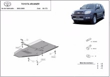 Oceľový kryt prevodovky Toyota 4Runner (2002-2009)