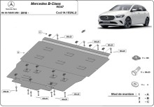 Hliníkový kryt motora Mercedes B-Classe (2018-2026)
